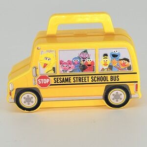 SeaWorld Sesame Place Fill-A-Bus Yellow School Bus Toy Case 2021 Carrier